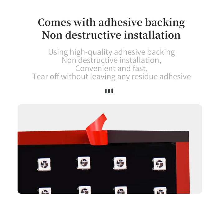 24V Led Matrix Panel For Remote Control Trucks Soft Foldable Design