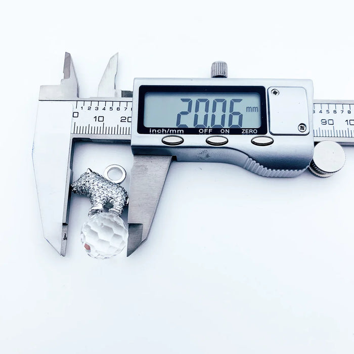 925 Sterling Silver Polar Bear Pendant Winter Fashion For Women