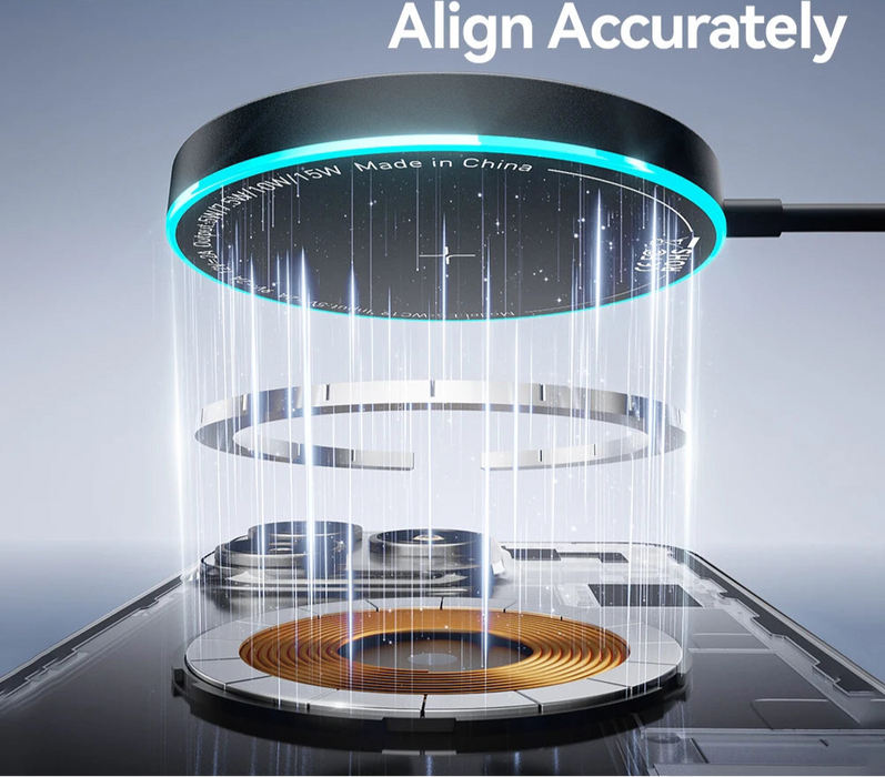 15W Magnetic Wireless Charger For Iphone 16 15 14 13 Pro Max Magnet Induction Charger For Macsafe Wireless Charging Pad
