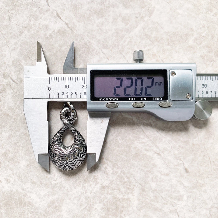 925 Sterling Silver Maori Endless Tattoos Pendant Ethnic Jewelry For Women & Men