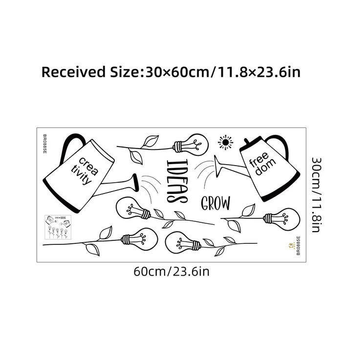 Flower Pattern Wall Stickers For Kids Room Decor