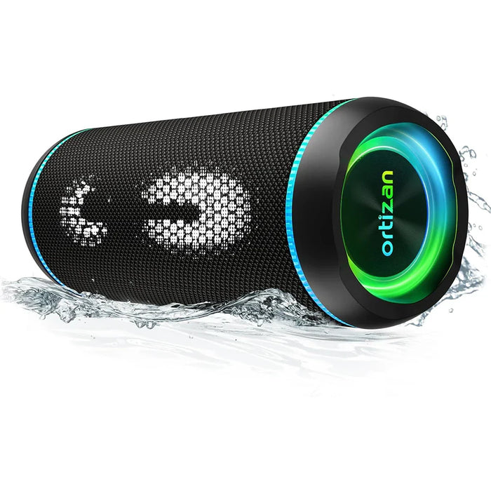 40W Portable Bluetooth Speaker With Ipx7 Waterproofing And Rgb Lights
