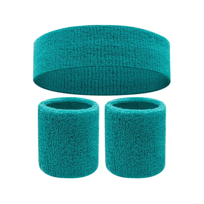 Men Sweat Band Set Ideal For Sports & Workouts