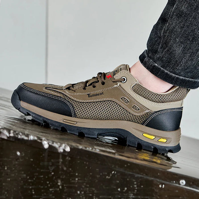 Mens Puncture Resistant Work Shoes - Summer Safety Boots