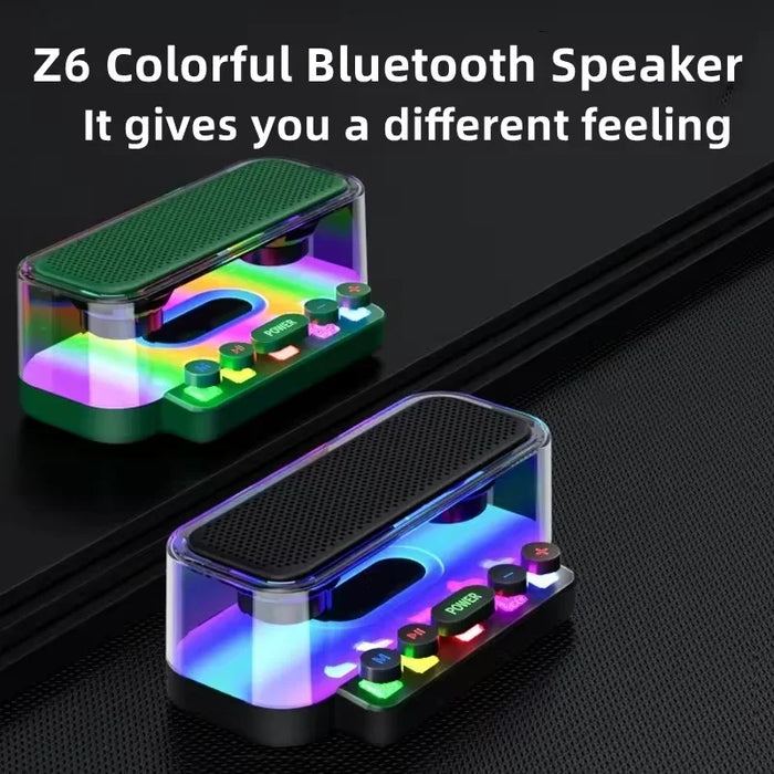 Hifi Bluetooth Speaker With Colourful Lights & Long Playtime