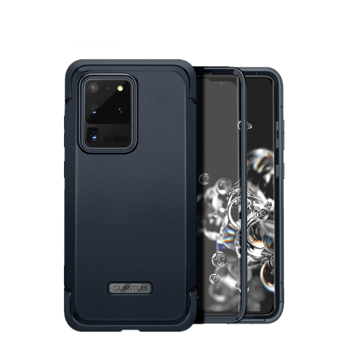 For Samsung Galaxy S20 Ultra Full-Body Heavy Duty Rugged Shockproof Protective Case With Built-In Screen Protector