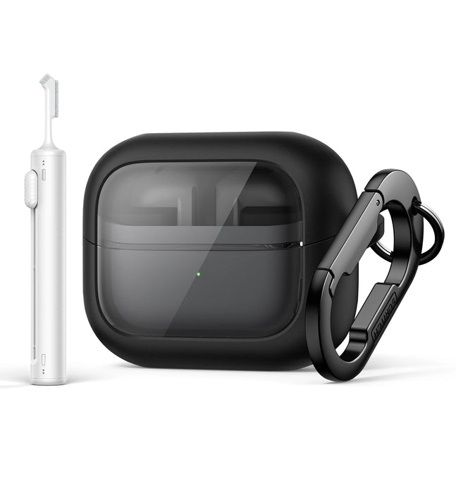 For Samsung Galaxy Buds 3 Pro / Galaxy Buds 3 Magnetic Bumper Rugged Shockproof Protective Case With Anti-Lost Keychain