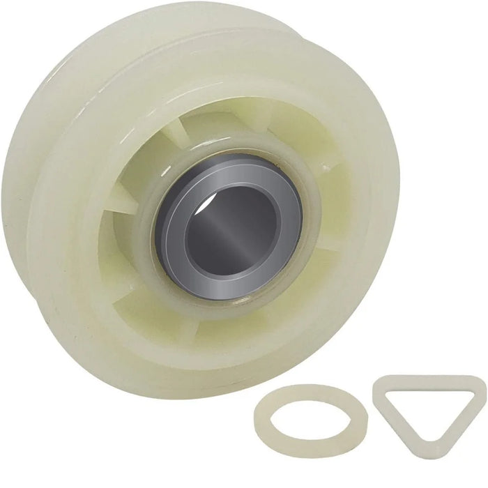 279640 4 Pieces Dryer Idler Pulley Replacement Part Compatible With Whirlpool & Kenmore Dryer 697692 Ap3094197 W10468057