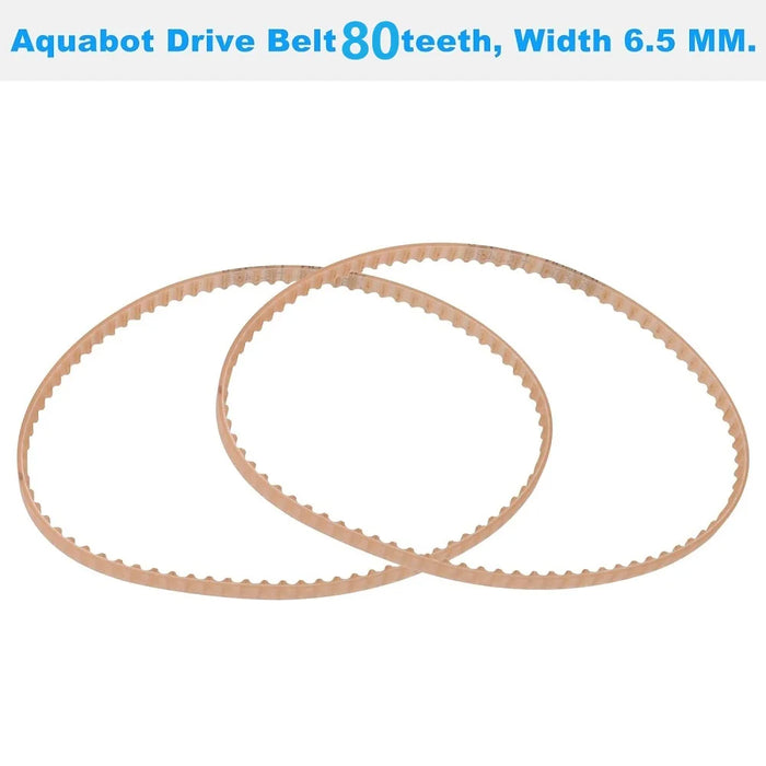 4 Pieces A3302Pk Pool Cleaner Robot Belt For Aquabot Pool Cleaner Robot 3302 Aquabot Parts Drive Belts - 80 Teeth