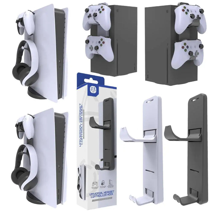 Gaming Headset Stand Rack Controller Holder Hook Hanger Stand For Xbox One Series X / S Controller Headset Stand Hanging Hanger
