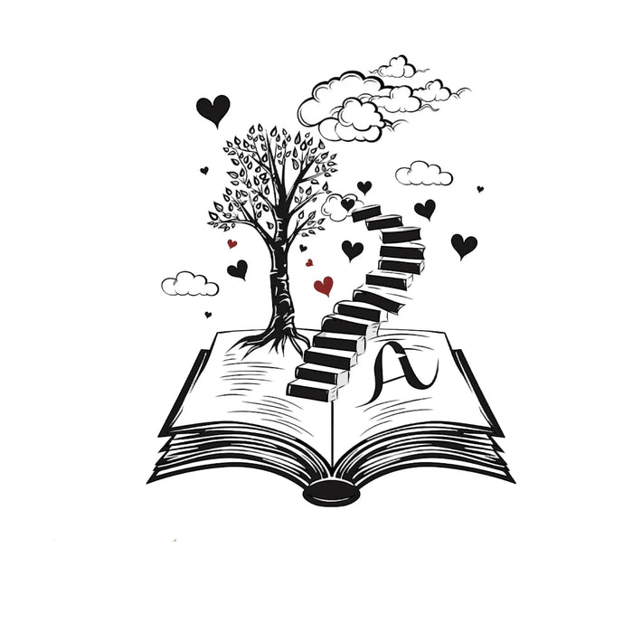 Fairy Tale Staircase Wall Stickers For Kids Room Decor