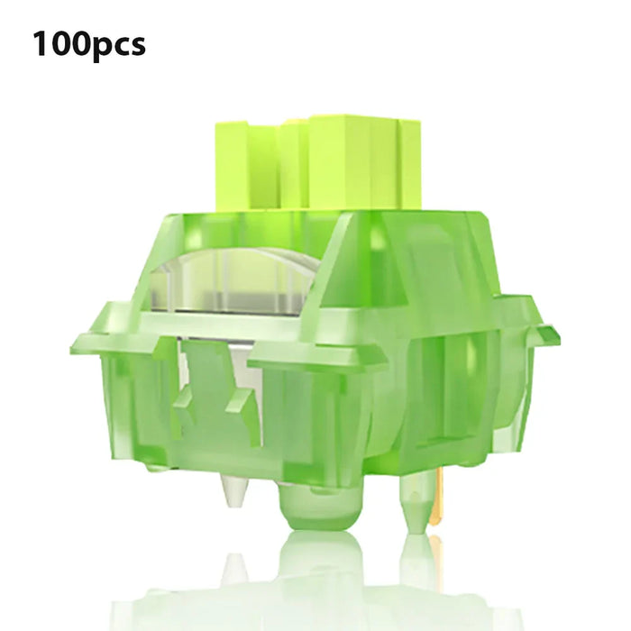 Silent Lime V2 / V3 Mechanical Keyboard Switch Linear / Tactile 5 Pin Hot Swap Diy