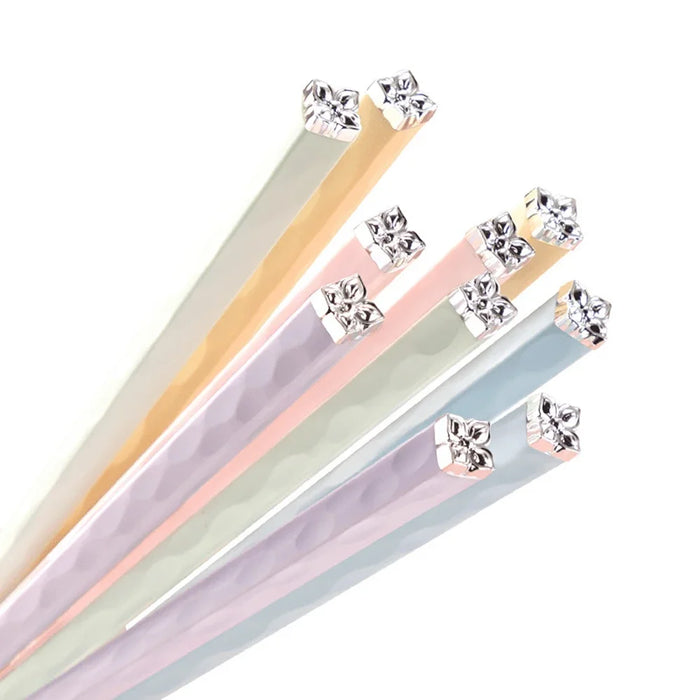 5 Pairs Reusable Chopsticks Set For Sushi And Korean Cuisine