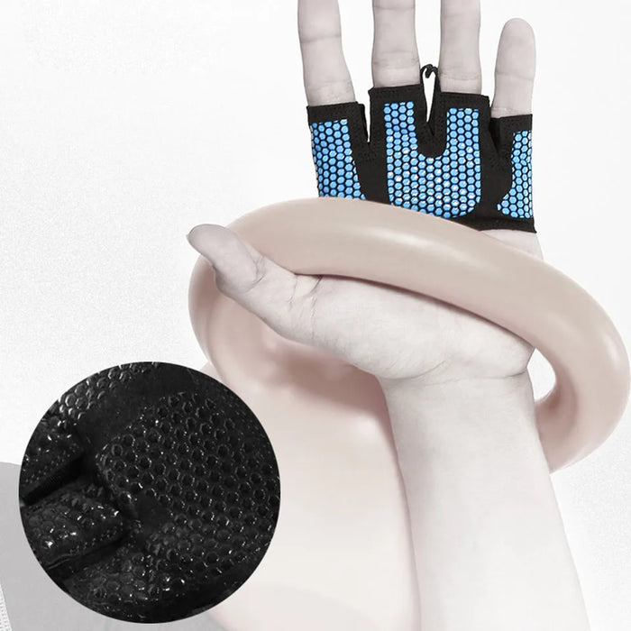 Crossfit Workout Gloves For Men & Women Half Finger Design