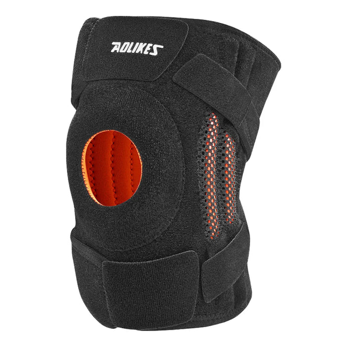 Knee Brace With Side Stabilizers & Gel Pads Cycling Running Climbing Support