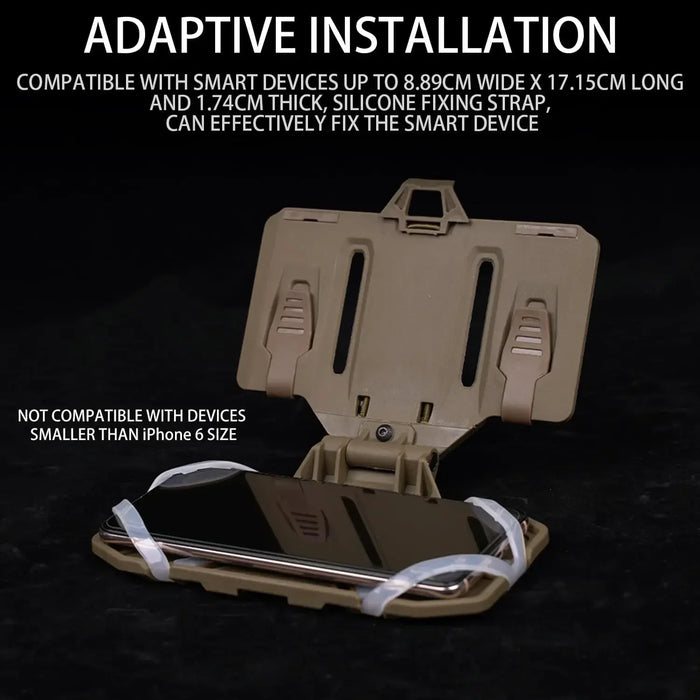 Foldable Molle Phone Carrier For Tactical Vests