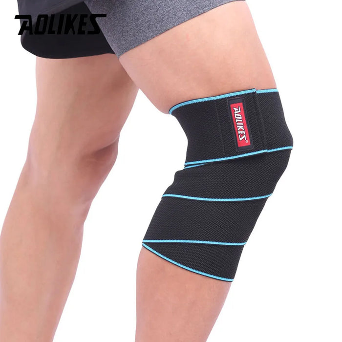 Compression Knee Bandage For Weightlifting & Fitness Prevent Sprains