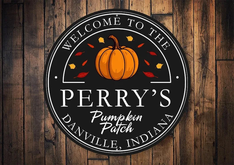 Home Garden Pumpkin Patch Sign