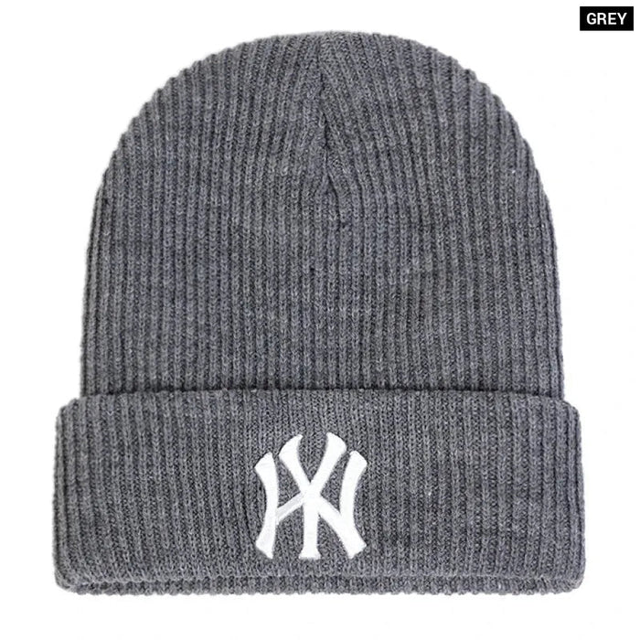 Warm Wy Letter Embroidered Beanie / Hat For Fall / Winter