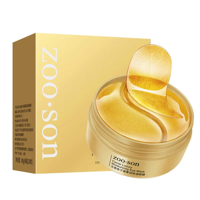 60 Piece Seaweed Gold Collagen Eye Mask For Dark Circles & Bags