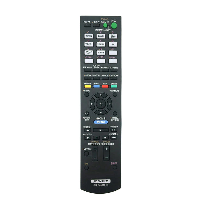 For Sony Str-Dn850 Str-Dh750 Str-Dh550 Rm-Aau116 Rm-Aau190 A/V Av Receiver Remote Control