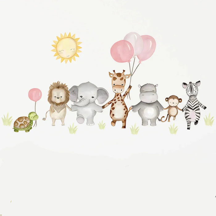 Adorable Giraffe Wall Sticker For Kids Room