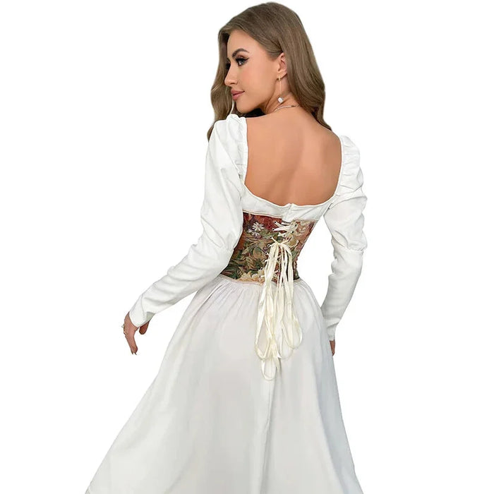 Strapless Lace-Up Corselet Plus Size S-6Xl Renaissance Lingerie Bustier