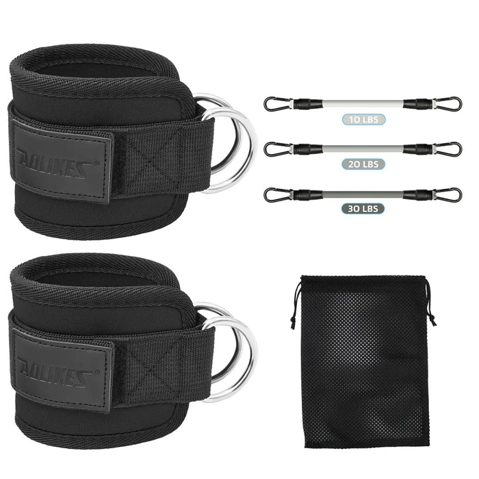 Ankle Resistance Bands Cuffs For Leg Workouts
