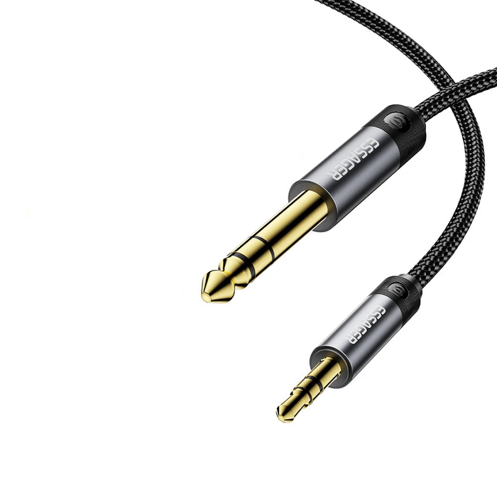 3.5Mm To 6.5Mm Audio Jack Cable For Computer Laptop Headsets Sound Card Cellphone Dvd Amplifier Male To Male Audio Cable