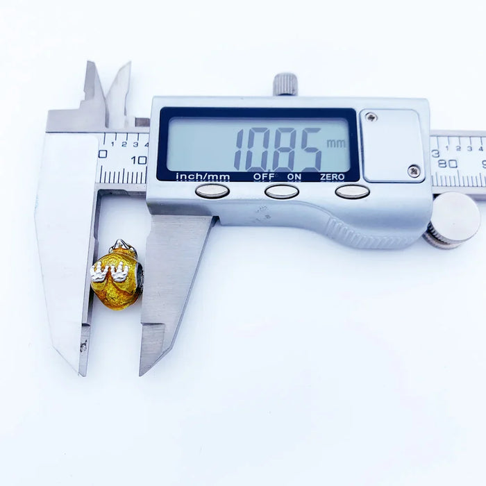 925 Sterling Silver Chicken Charm Beads Autumn Animal Diy Jewelry