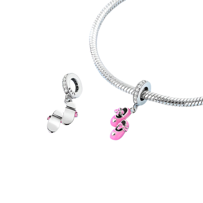 925 Sterling Silver Motorcycle Shoe Pendant Diy Jewelry For Women