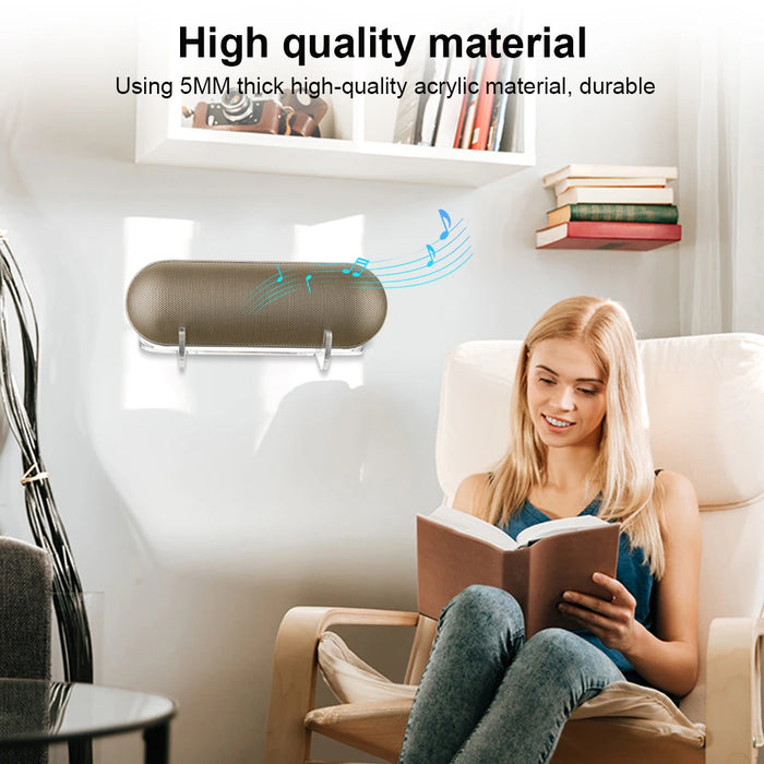Acrylic Speaker Holder Stand Display For Beats Pill 2024 Portable Speaker Stand Holder Wall Mount Storage Rack Speaker Bracket