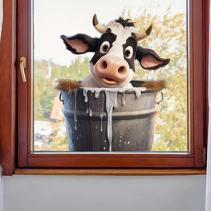 Adorable Cow Wall Sticker For Kids Room Decor