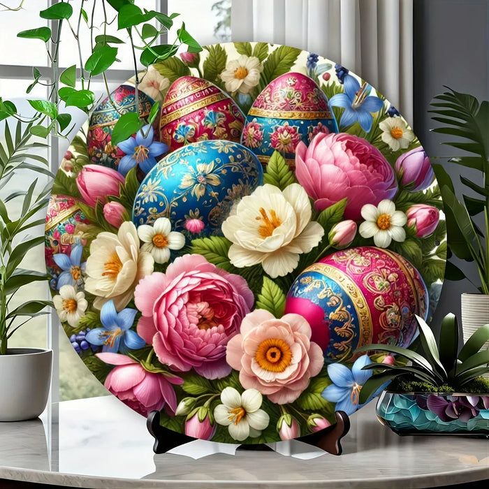 8X8 Inch Inch Round Metal Wall Art For Home Garden Cafe Bar