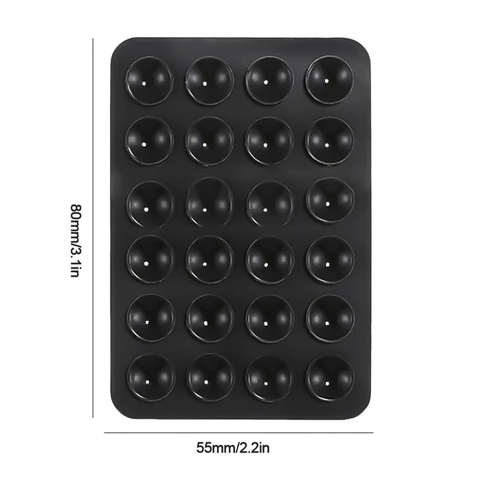 Silicone Suction Phone Case Adhesive Mount Mirror Shower Phone Holder Hands-Free Strong Grip Holder Anti-Slip For Android Iphone