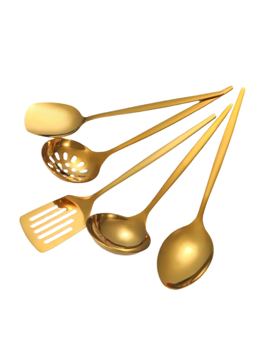 12 Piece Stainless Steel Tableware Set For Hotel Restaurant And Buffet Use