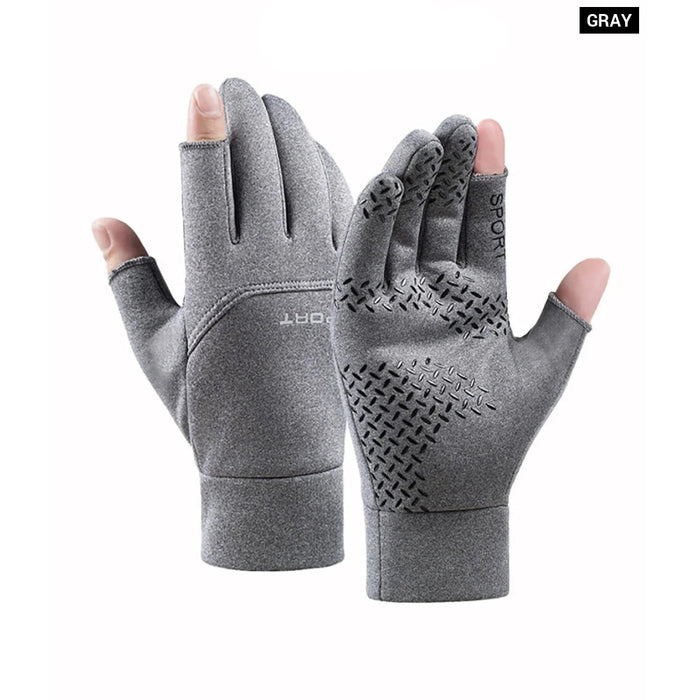 Anti Slip Winter Fishing Gloves