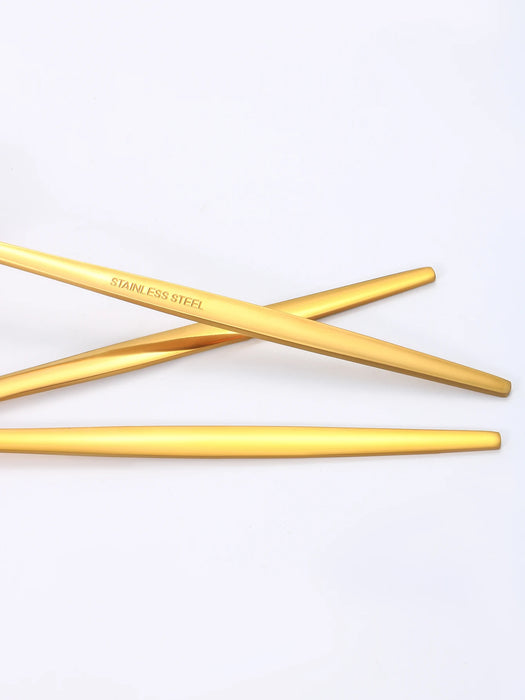 12 Piece Stainless Steel Tableware Set For Hotel Restaurant And Buffet Use