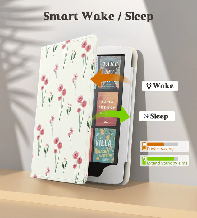 For 7 Inch / 6.8 Inch Kindle Paperwhite 12Th / 11Th Gen-2024 / 2021 And Kindle Coloursoft Signature Edition Slim Pu Shell Case