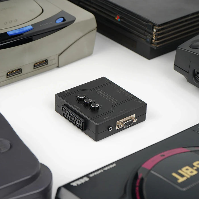 For Retro Game Consoles Nintendo 64 Ps1 Ps2 Dreamcast Rgbs Vga To Ypbpr Component Converter Scart To Ypbpr Ycbcr