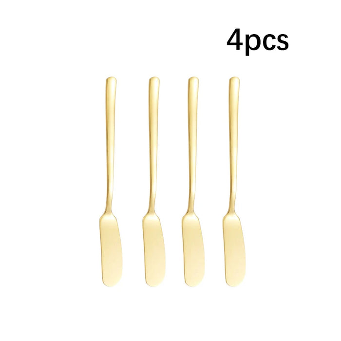 2 / 4 / 6 Piece Stainless Steel Butter Knives For Cheese Chocolate And Jam