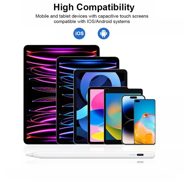 Universal Magnetic Stylus Pen For Iphone Samsung Xiaomi Touch Screen Compatible With Android Ios Windows Apple Pencil Alternative For Ipad Accessories For Tablets And Smartphones