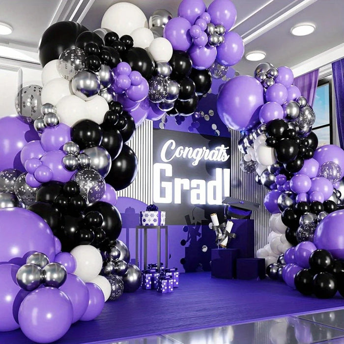 131 Pcs Graduation Season Balloon Sets Suitable For Birthday Backgrounds Anniversaries Graduation Ceremonies Summer Parties