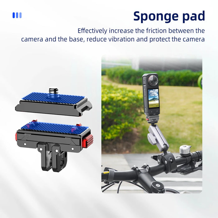 Magnetic Quick Release Mount For Insta360 Ace Pro 2 1 / 4 Screw Magnetic Adapter Mount Camera Frame Bracket Camera Accessories