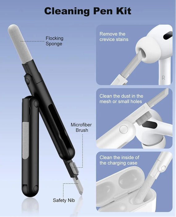 For Airpod Pro 3 2025 Shock-Proof Soft Silicone Protective Case With Keychain & Cleaning Kit Classic