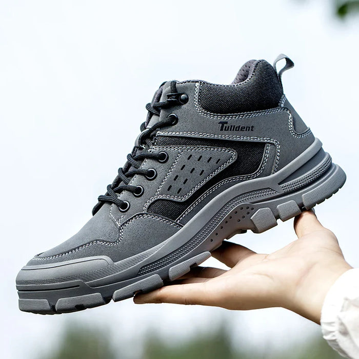 Mens Indestructible Work Shoes - Steel Toe Safety Sneakers