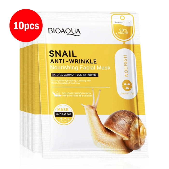 5 / 10 Piece Hydrating Hyaluronic Acid Face Masks