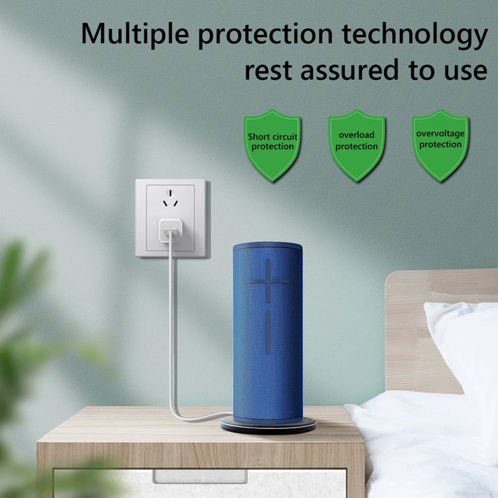 Desktop Charging Dock Station For Logitech Ultimate Ears Boom 3 / Ue Megaboom 3 Power Charging Dock Bluetooth Speaker Stand Pad