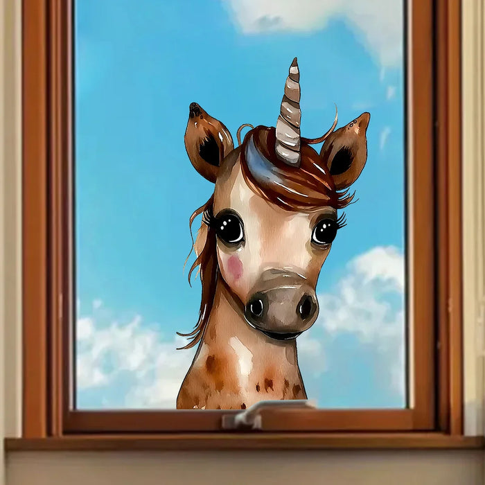 Adorable Unicorn Wall Decals For Kids Room Decor