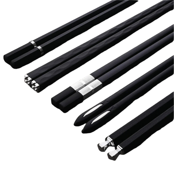 5 Pairs Reusable Chopsticks For Sushi Noodles And More